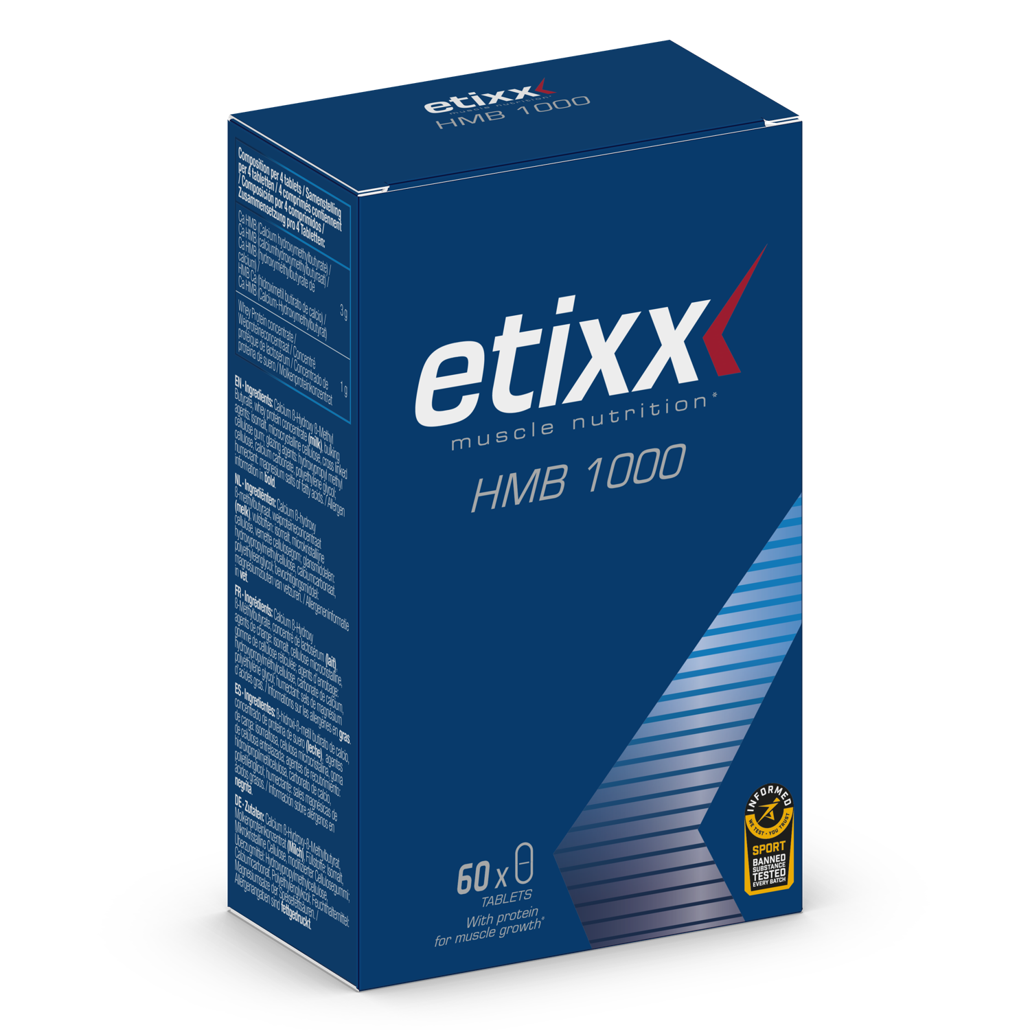 HMB 1000 - Limits muscle breakdown during rest periods – Etixxsports