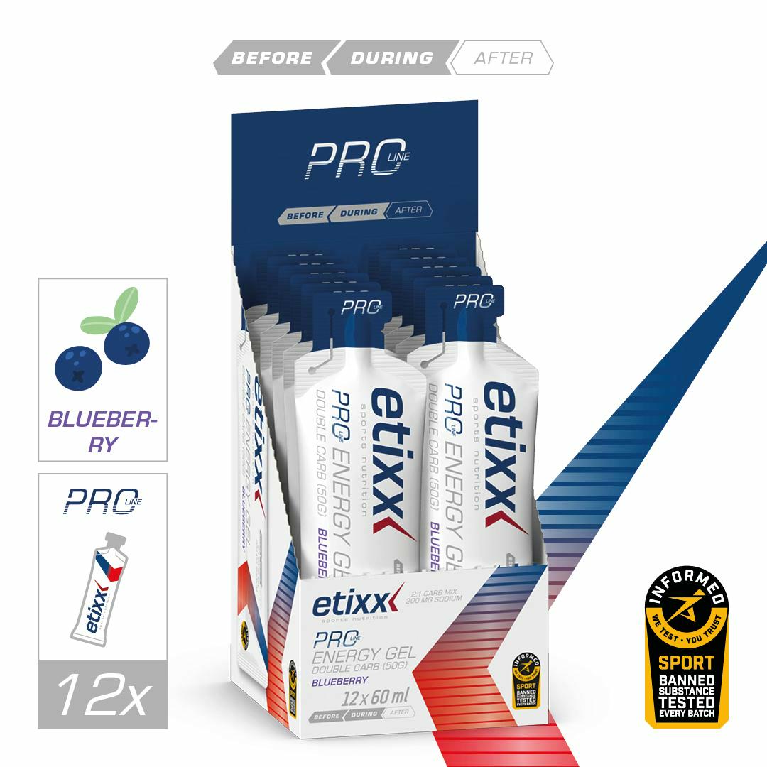 PRO LINE Energy Gel Blueberry 12x60ml