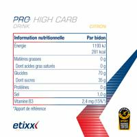 PRO LINE High Carb Drink Lemon 1000g