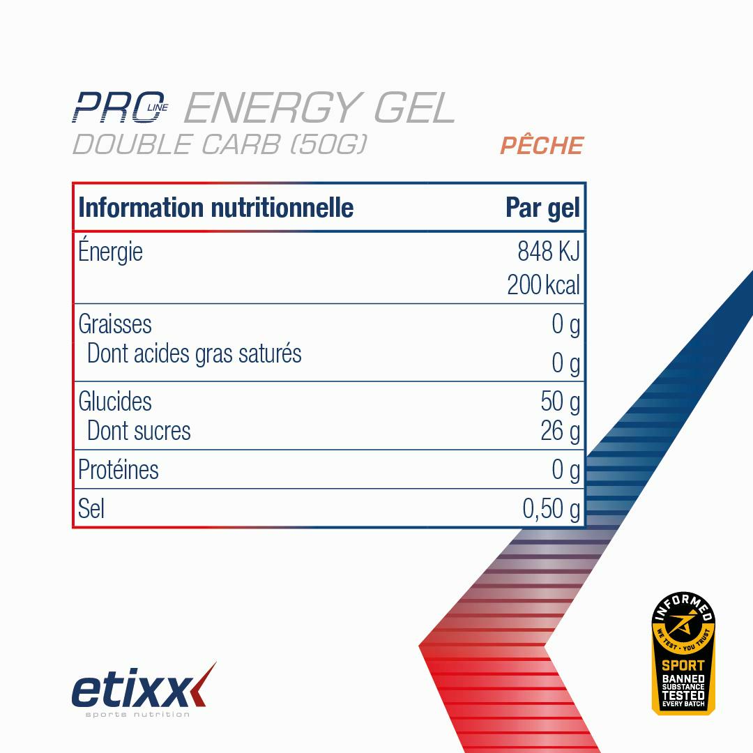 PRO LINE Energy Gel Peach 12x60ml