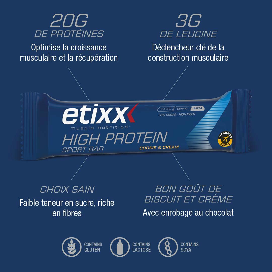 High Protein Bar Cookie & Cream 12x55g