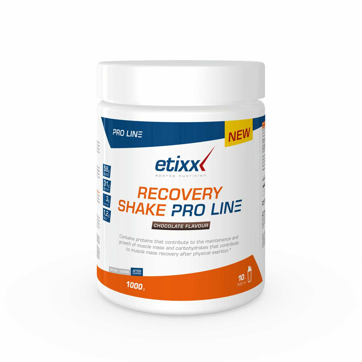 ETIXX RECOVERY PRO SHAKE CHOCOLATE 1000G