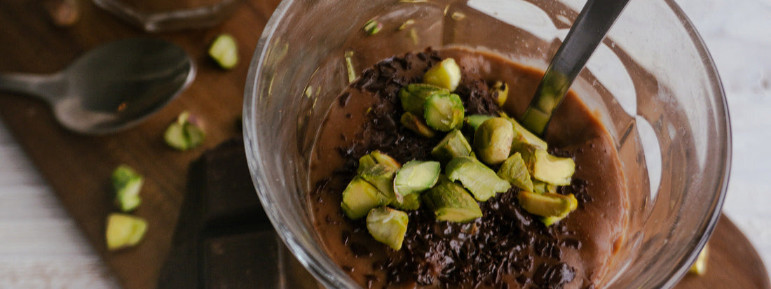 Chocolate protein pudding