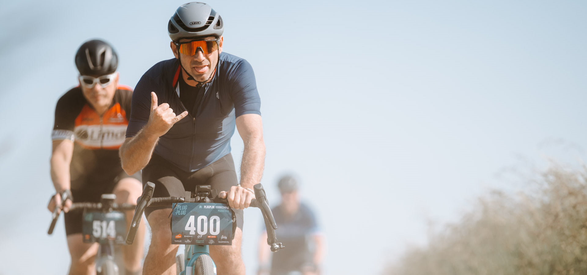 Gravel riders on the PlugPlug Pajottenland course