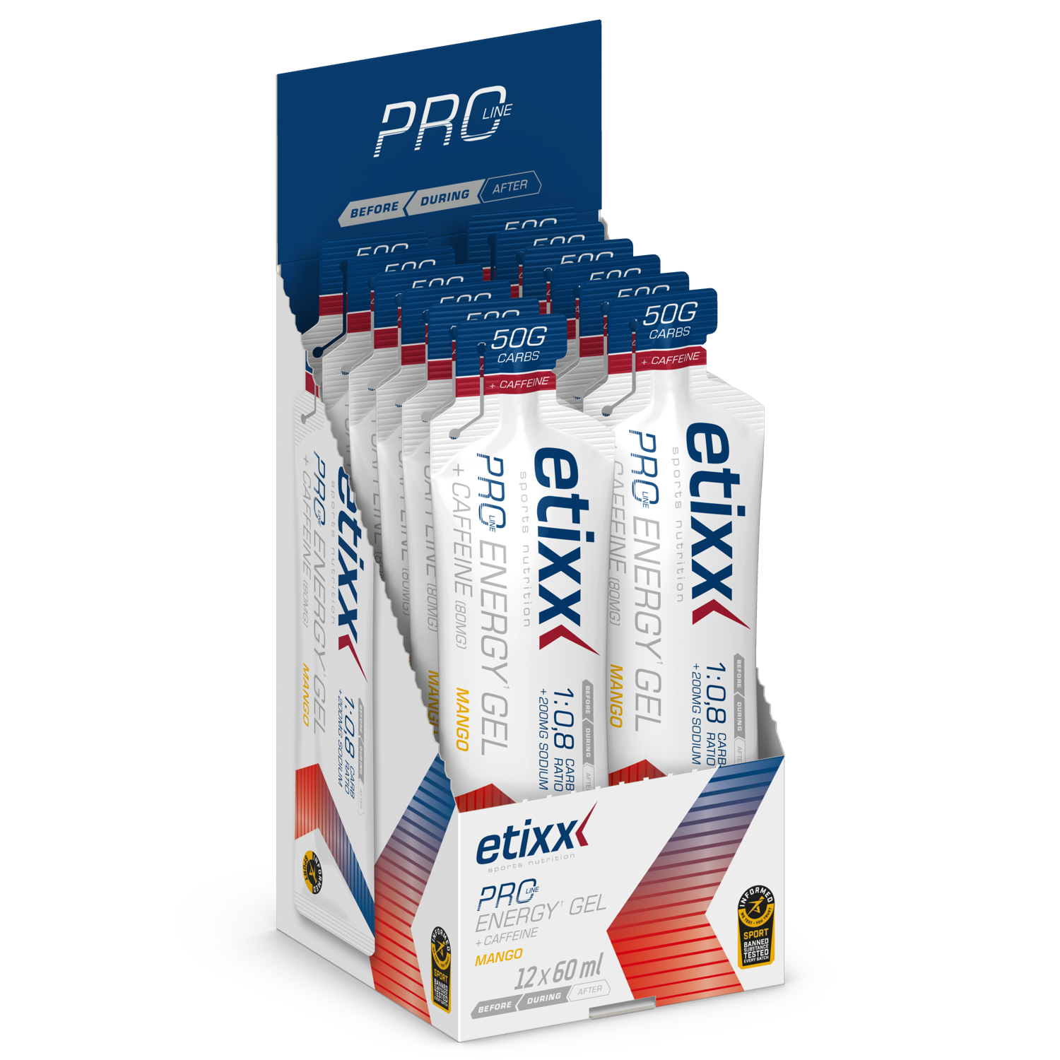 Etixx PRO LINE Energy Gel + Caffeine