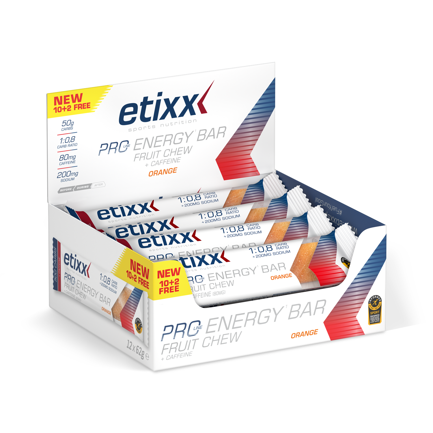 PRO LINE Energy Bar Fruit Chew + Caffeine