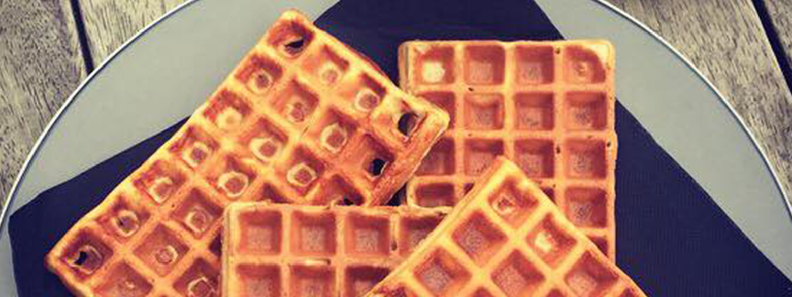 High Protein waffles with only 4 ingredients