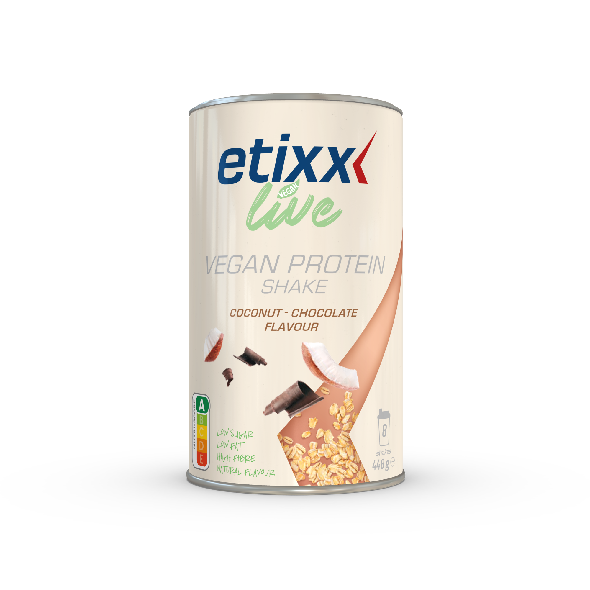 Live Vegan Protein Shake kokosnoot chocolade | Etixx